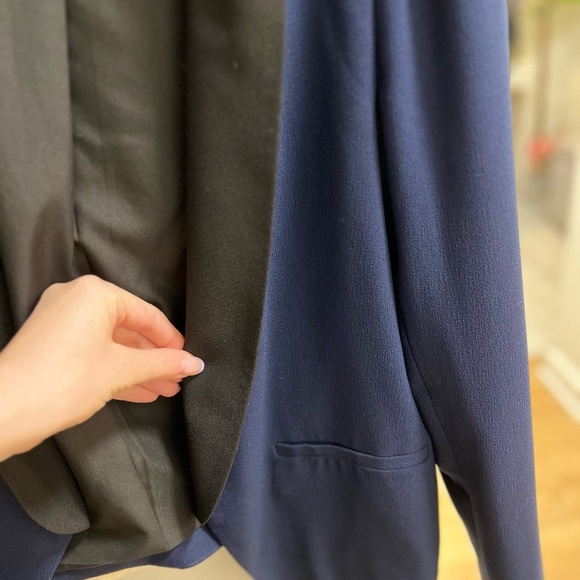 Navy and Black Mendocino Blazer Size M - Picture 3 of 3